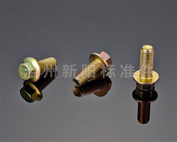 -Q184  -Q185 -GB16674 -外六角法蘭螺栓 -彩鋅-發黑-黑色達克羅 -8.8級 -10.9級